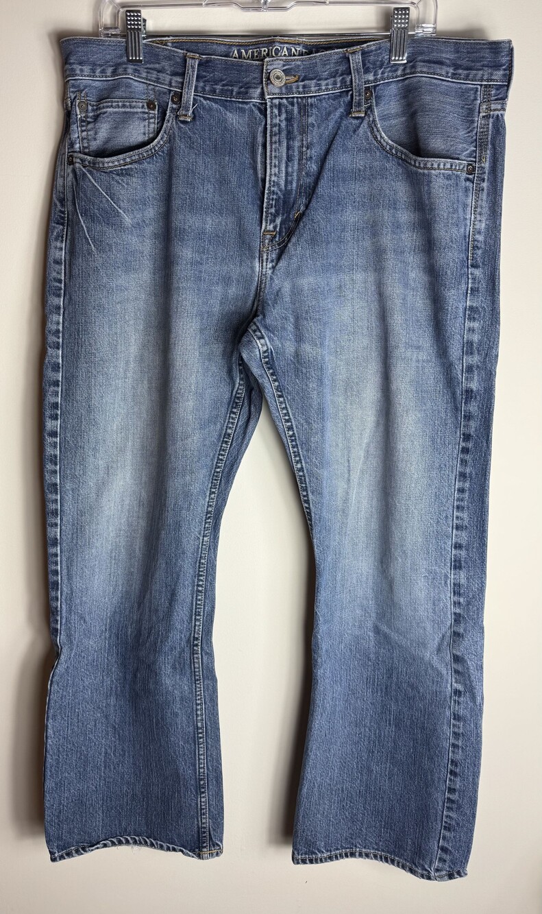American Eagle Outfitters Boot Jeans Bootcut Medium Blue non-stretch